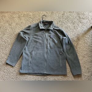 Patagonia Men's Zip-Up Gray Sweater
